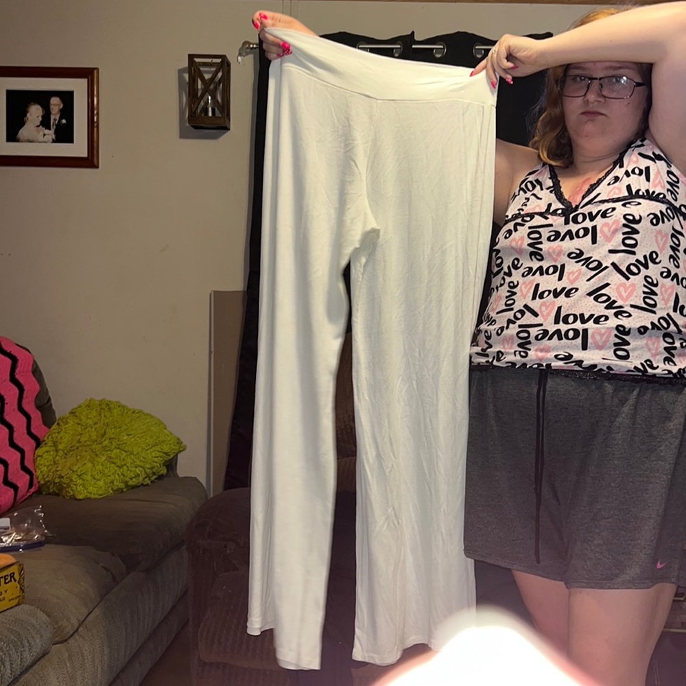 White bell bottoms